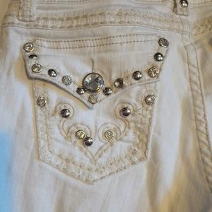 Blingy white pants